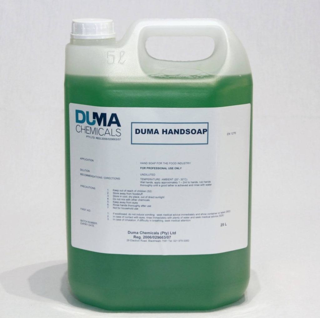 Duma Hand Soap 5ltr Chemicals Certified Chemical Range Shop